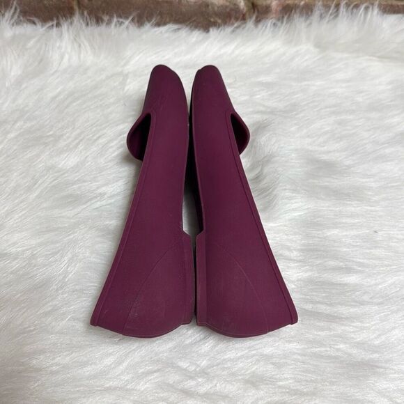 Crocs Womens Mammoth Magenta Pink Fleece Lined Pointed Toe Ballet Flats Size 9 - Picture 6 of 9